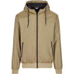Męska Kontrastowa Kurtka Soft Shell. Czarne kurtki męskie Urban Classics, m, bez wzorów, sportowe, bez ramiączek, bez kaptura. Za 187.99 zł.