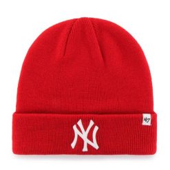 Brand `47 czapka zimowa New York Yankees B-RKN17ACE-RDA czerwony OSFM. Czerwone czapki męskie 47 Brand, na zimę, bez wzorów, sportowe. Za 109.00 zł.