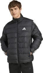 Kurtka męska Adidas Kurtka męska Essentials 3-Stripes czarna JM8416 S. Czarne kurtki męskie ADIDAS, m, bez wzorów, bez ramiączek, bez kaptura. Za 800.31 zł.