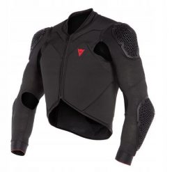 Kurtka rowerowa z ochraniaczami dla dorosłych Dainese Rhyolite Safety Jacket. Czarne kurtki męskie Dainese, xl, bez wzorów, sportowe, bez ramiączek, bez kaptura. Za 769.99 zł.