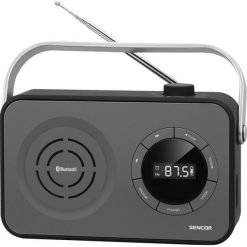 Sencor Radio Przenośne Srd 3200, Czarny. Czarne radia SENCOR. W wyprzedaży za 130.00 zł.