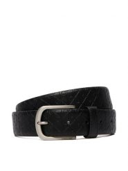Calvin Klein Pasek Casual Pin Buckle Aop 32Mm Fixed LV04D7074G Czarny. Czarne paski męskie Calvin Klein, bez wzorów, ze skóry, casualowe. Za 209.99 zł.