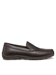 Geox Mokasyny U Spherica Ec16 U55HYA 00046 C6009 Brązowy. Brązowe mokasyny męskie Geox, ze skóry, bez zapięcia. Za 349.99 zł.