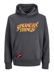 Jack & Jones Bluza Stranger Things 12291655 Szary Relaxed Fit. Szare bluzy nierozpinane męskie Jack & Jones, m, bez wzorów, z bawełny, bez ramiączek, bez kaptura. Za 269.99 zł.