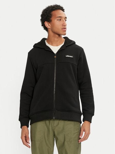 Ellesse Bluza Milleros SHX20971 Czarny Regular Fit. Czarne bluzy rozpinane męskie Ellesse, m, bez wzorów, z syntetyku, bez ramiączek, bez kaptura. Za 239.99 zł.