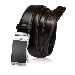 Skórzany pasek męski BETLEWSKI Brązowy 125. Brązowe paski męskie Betlewski, bez wzorów, ze skóry. Za 79.00 zł.