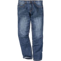 Dżinsy Regular Fit Straight bonprix niebieski. Jeansy męskie marki bonprix. Za 89.99 zł.
