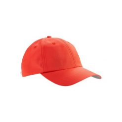 Czapka z daszkiem do golfa. Czerwone czapki męskie INESIS, z materiału. Za 19.99 zł.