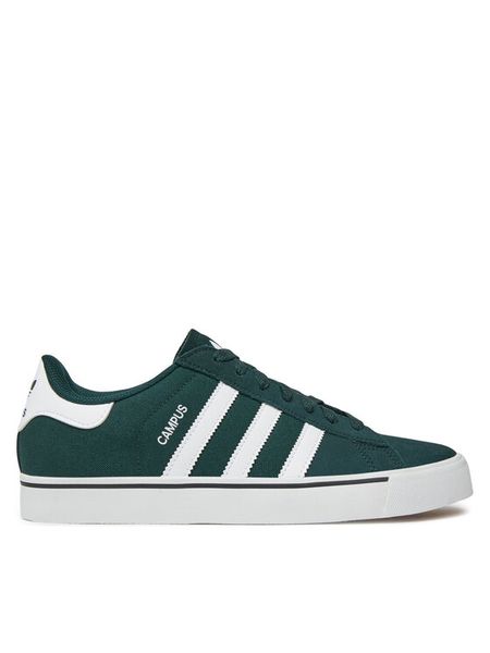 Adidas Sneakersy Campus Vulc JI1913 Zielony. Zielone buty sportowe na co dzień męskie ADIDAS, m, bez wzorów, ze skóry, bez ramiączek, bez kaptura. Za 279.99 zł.