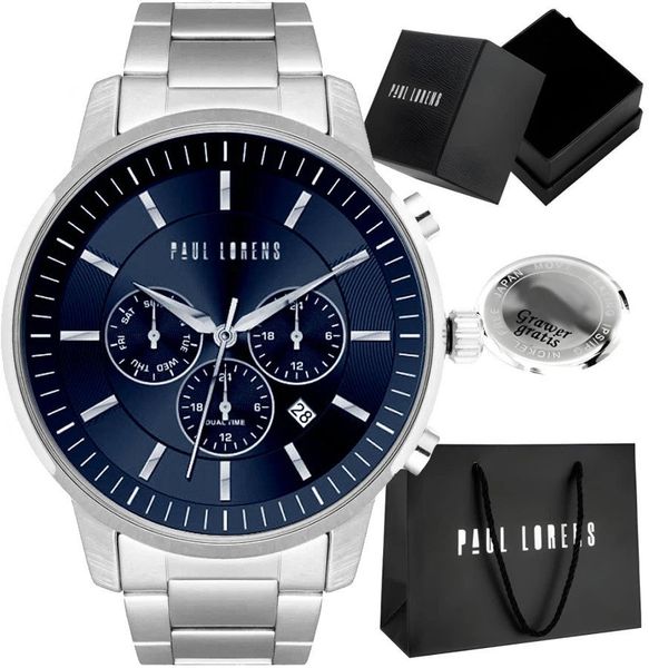 Zegarek męski Paul Lorens TORNAR-6C1 Z GRAWEREM. Zegarki męskie Paul Lorens. Za 239.20 zł.