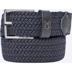 Calvin Klein Jeans - Pasek. Szare paski męskie Calvin Klein Jeans, w paski, z bawełny. W wyprzedaży za 129.90 zł.