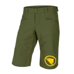 Spodenki rowerowe męskie Endura Singletrack II Short. Zielone szorty sportowe męskie ENDURA, bez wzorów, sportowe. Za 279.99 zł.