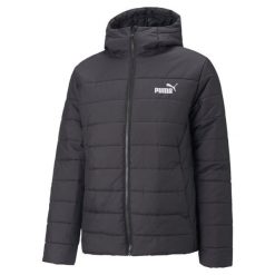 Kurtka męska Puma ESS PADDED. Czarne kurtki męskie Puma, m, bez wzorów, z poliesteru, sportowe, bez ramiączek, bez kaptura. Za 369.00 zł.
