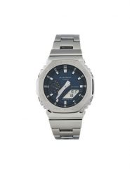 G-Shock Zegarek G-Steel GM-2110D-2BER Srebrny. Szare, analogowe zegarki męskie G-Shock, srebrne. Za 1,119.00 zł.