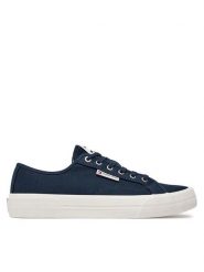 Tommy Jeans Tenisówki Tjm Lace Up Canvas Color EM0EM01365 Granatowy. Niebieskie trampki męskie Tommy Jeans, bez wzorów, z jeansu, bez zapięcia. Za 169.99 zł.
