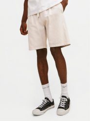 Jack & Jones Szorty materiałowe Tony 12250090 Różowy Loose Fit. Czerwone szorty męskie Jack & Jones, bez wzorów, z bawełny. Za 129.99 zł.