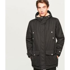 Kurtka parka - Czarny. Parki męskie marki Reserved. Za 279.99 zł.