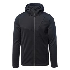 Męska Kurtka Soft Shell Rocher. Czarne kurtki męskie IGUANA, m, bez wzorów, sportowe, bez ramiączek, bez kaptura. Za 429.99 zł.