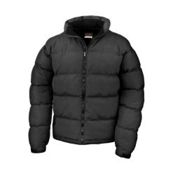 Męska Kurtka Holkham Down Feel Water Repellent. Czarne kurtki męskie RESULT, m, bez wzorów, sportowe, bez ramiączek, bez kaptura. Za 243.99 zł.