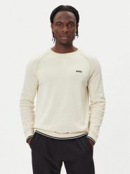 BOSS Sweter K_Zone CN 50541938 Beżowy Regular Fit. Brązowe kardigany męskie Boss, l, bez wzorów, z bawełny, bez ramiączek. Za 639.99 zł.