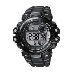 Zegarek Q&Q Męski M151-003 Podświetlenie Alarm Daty czarny. Czarne zegarki męskie Q&Q. Za 110.60 zł.