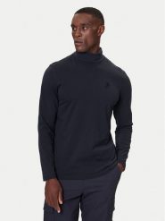KARL LAGERFELD Golf 755023 554226 Granatowy Regular Fit. Niebieskie kardigany męskie KARL LAGERFELD, l, bez wzorów, z bawełny, bez ramiączek. Za 439.99 zł.