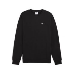 Bluza sportowa męska Puma Ess Elevated Tr. Czarne bluzy nierozpinane męskie Puma, l, bez wzorów, sportowe, bez ramiączek, bez kaptura. Za 140.99 zł.