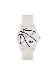 Adidas Zegarek Game One AOSY25025 Biały. Białe, analogowe zegarki męskie ADIDAS. Za 329.99 zł.