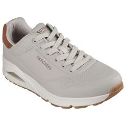 Sneakersy Skechers Uno. Szare buty sportowe na co dzień męskie Skechers, m, bez wzorów, bez ramiączek, bez kaptura. Za 299.99 zł.