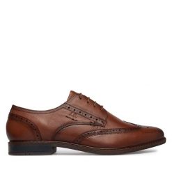 Półbuty Josef Seibel. Brązowe eleganckie półbuty męskie Josef Seibel, wizytowe, bez obcasa, bez zapięcia. Za 439.99 zł.