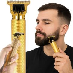 Maszynka do włosów Maszynka do strzyżenia trymer brody włosów golenie złoty. Maszynki do włosów NoName. Za 20.99 zł.