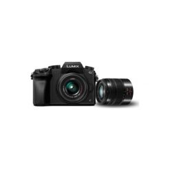 Produkt z outletu: Aparat PANASONIC DMC-G7WEG-K (14-42mm + 45-150mm) Czarny. Bezlusterkowce PANASONIC. Za 3,297.00 zł.