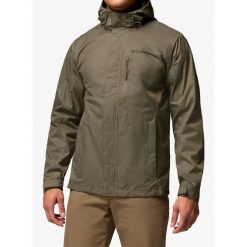 Kurtka Columbia Pouring Adventure III Jacket. Brązowe kurtki męskie Columbia, bez wzorów, sportowe, bez ramiączek, bez kaptura. Za 414.69 zł.