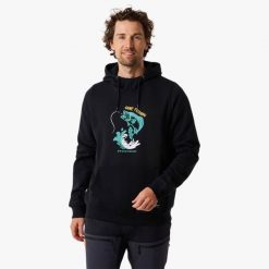 Bluza z kapturem Męska Swedemount Forest Hood. Czarne bluzy z kapturem męskie SWEDEMOUNT, m, bez wzorów, z kapturem. Za 199.99 zł.