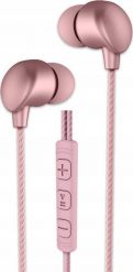 Słuchawki Audeeo Słuchawki Audeeo Metallic Wired Earphones 2 (różowe złoto). Czerwone słuchawki douszne Audeeo. Za 38.33 zł.