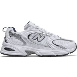 Buty unisex New Balance MR530SG – białe. Białe buty sportowe na co dzień męskie New Balance, m, bez wzorów, z syntetyku, klasyczne, bez ramiączek, bez kaptura. Za 529.99 zł.