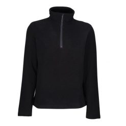 Polar roboczy męski Honestly Made Half Zip. Czarne bluzy z polaru męskie Regatta, m, bez wzorów, z polaru, sportowe, bez ramiączek, bez kaptura. Za 170.00 zł.
