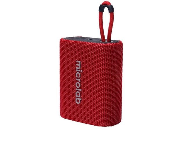 Microlab BP21 - red - Przenośny głośnik Bluetooth. Czerwone głośniki przenośne MICROLAB. Za 77.58 zł.