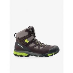 Buty trekkingowe męskie Scarpa ZG Lite GTX. Szare buty trekkingowe męskie Scarpa, bez wzorów, sportowe, bez obcasa, bez zapięcia. Za 931.90 zł.