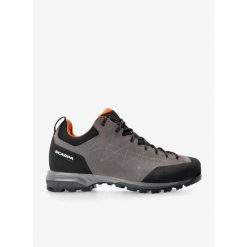 Buty podejściowe męskie Scarpa Zodiac. Szare buty trekkingowe męskie Scarpa, bez wzorów, sportowe, bez obcasa, bez zapięcia. Za 652.64 zł.