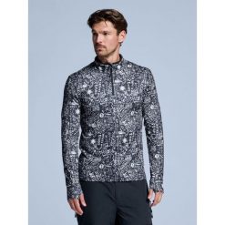 Bluza narciarska - Męska - Cabin Life - Czarnym. Czarne bielizna termoaktywna męska POEDERBAAS, m, bez wzorów, z elastanu, sportowe, bez ramiączek, bez kaptura. Za 264.52 zł.