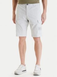 Napapijri Szorty materiałowe N-Horton NP0A4HOS Szary Regular Fit. Szare szorty męskie Napapijri, bez wzorów, z bawełny. Za 439.99 zł.