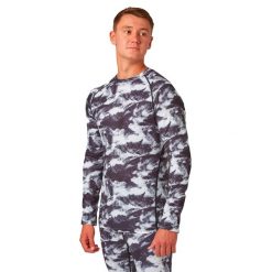 Longsleeve termoaktywny męski Surfanic Bodyfit Limited Edition Crew Neck. Białe bielizna termoaktywna męska Surfanic, m, bez wzorów, bez ramiączek, narciarskie. Za 169.99 zł.