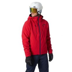 Kurtka narciarska Helly Hansen Alpha 4.0. Czerwone kurtki narciarskie i snowboardowe męskie Helly Hansen, m, bez wzorów, bez kaptura, narciarskie. W wyprzedaży za 1,669.55 zł.