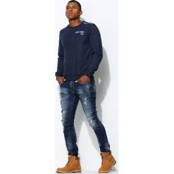 Niebieskie Jeansy Stronger. Niebieskie jeansy męskie Born2be, z jeansu. Za 54.99 zł.