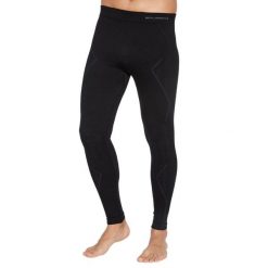 Spodnie męskie wełniane Brubeck EXTREME MERINO. Czarne bielizna termoaktywna męska Brubeck, m, bez wzorów, z wełny, bez ramiączek. Za 275.00 zł.