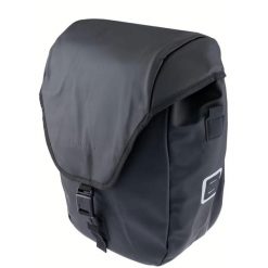 Torba na bagażnik rowerowy „Commuter Side”, czarna. Czarne torby na laptopa męskie ATRAN VELO, bez wzorów, duże. Za 287.55 zł.