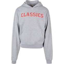 Bluza z kapturem Urban Classics College. Szare bluzy z kapturem męskie Urban Classics, m, bez wzorów, z kapturem. Za 298.00 zł.