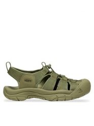 Keen Sandały Newport H2 1027124 Zielony. Zielone sandały męskie Keen, z materiału, bez zapięcia. Za 339.99 zł.