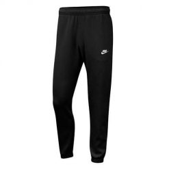 Spodnie treningowe męskie Nike Club Pant. Czarne buty treningowe męskie Nike, bez wzorów, z dresówki, na fitness i siłownię. Za 252.95 zł.